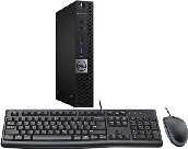 Dell OptiPlex 7050 Micro PC with keyboard & mouse